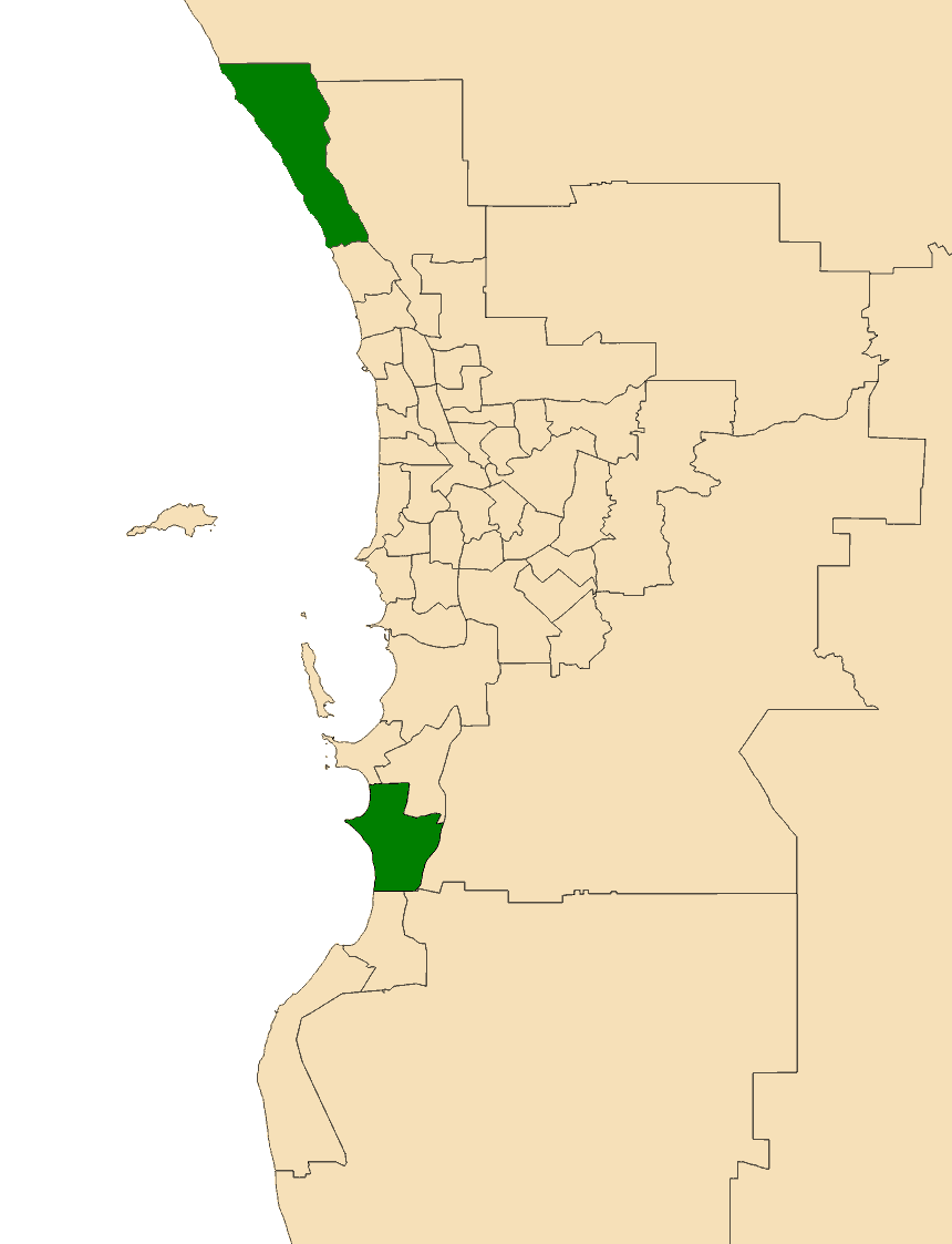 Two most similar districts in WA, Butler and Warnbro